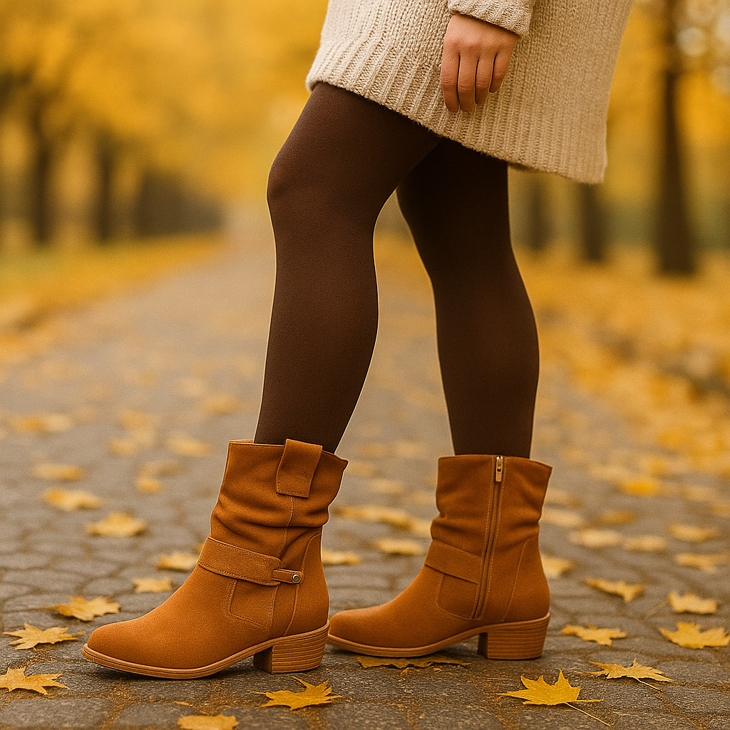 Bottes Courtes Confortables Femme