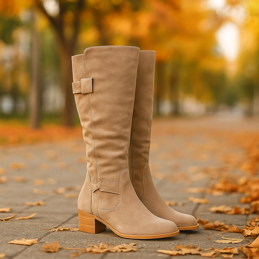 Sofie – Bottes Hautes en Cuir Élégant