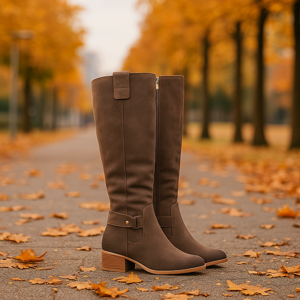 Sofie – Bottes Hautes en Cuir Élégant