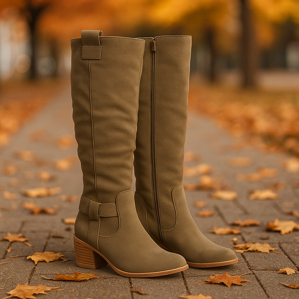 Sofie – Bottes Hautes en Cuir Élégant