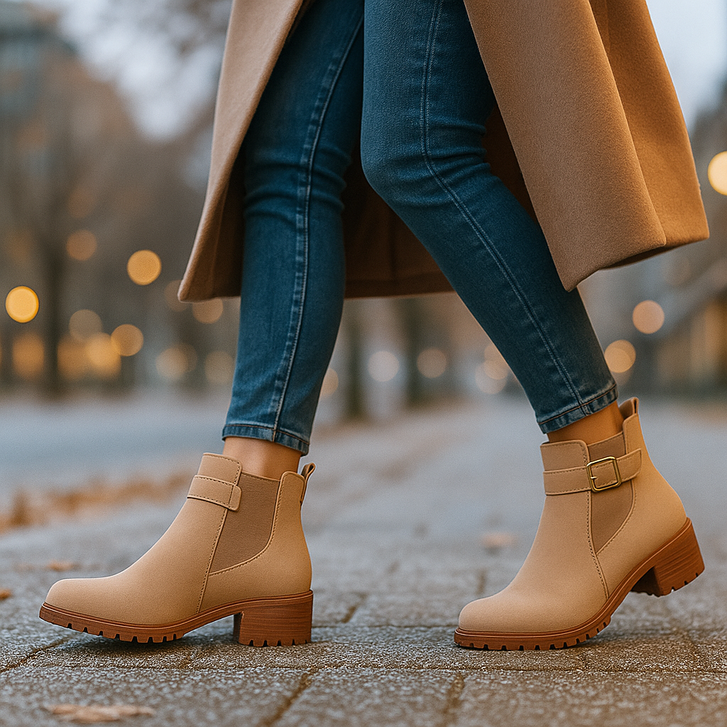 Bottines Élégantes Femme – Confort et Style Quotidien