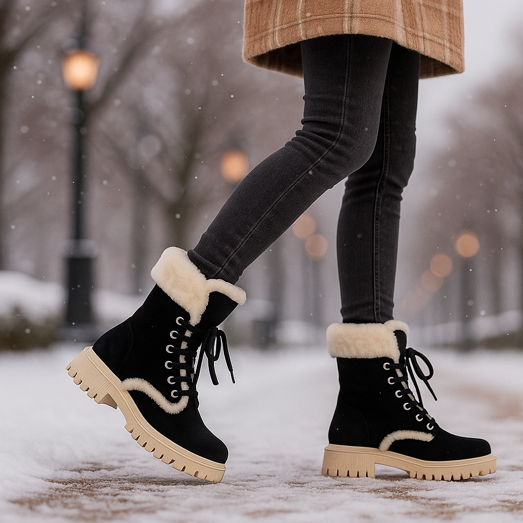 Bottes d’Hiver Femme – Chaudes et Antidérapantes