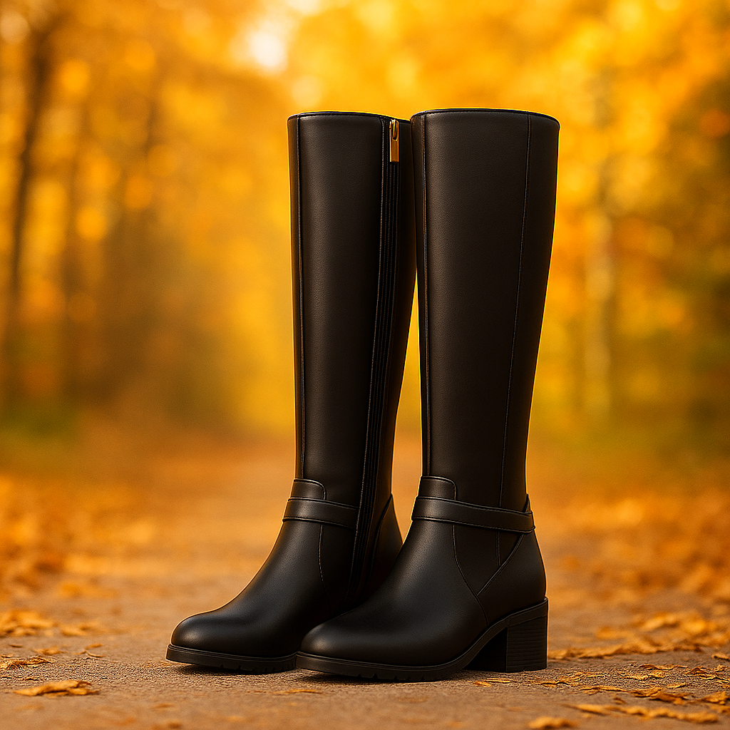 Bottes Cavalières Femme Élégantes – Hautes à Fermeture Latérale