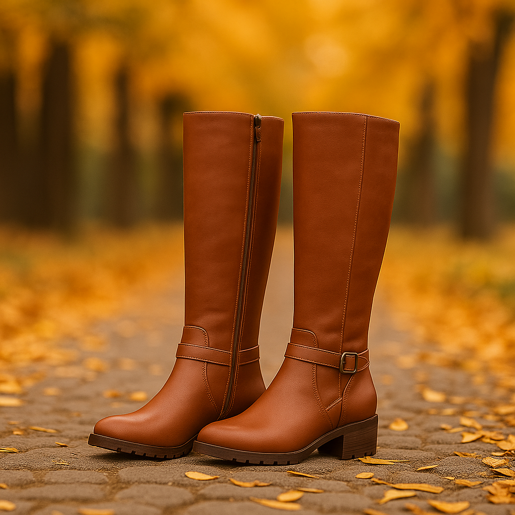 Bottes Cavalières Femme Élégantes – Hautes à Fermeture Latérale