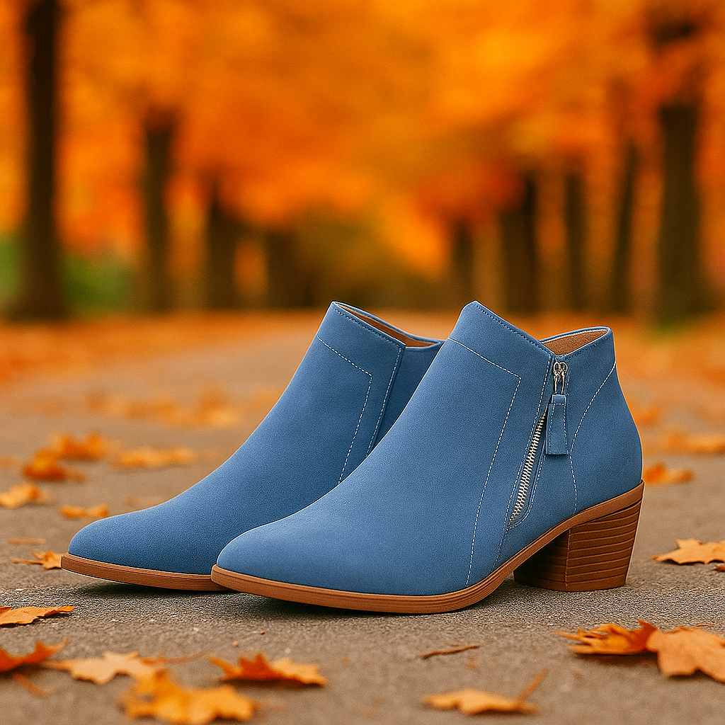 Bottines Femme – Fermeture Latérale et Matière Résistante