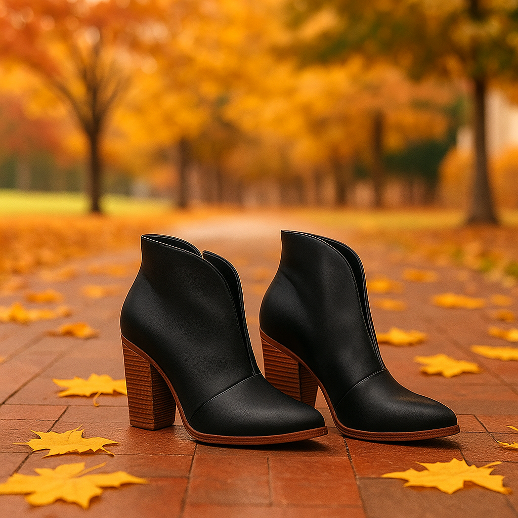 Bottines Femme à Talon Chunky – Style Élégant et Confort