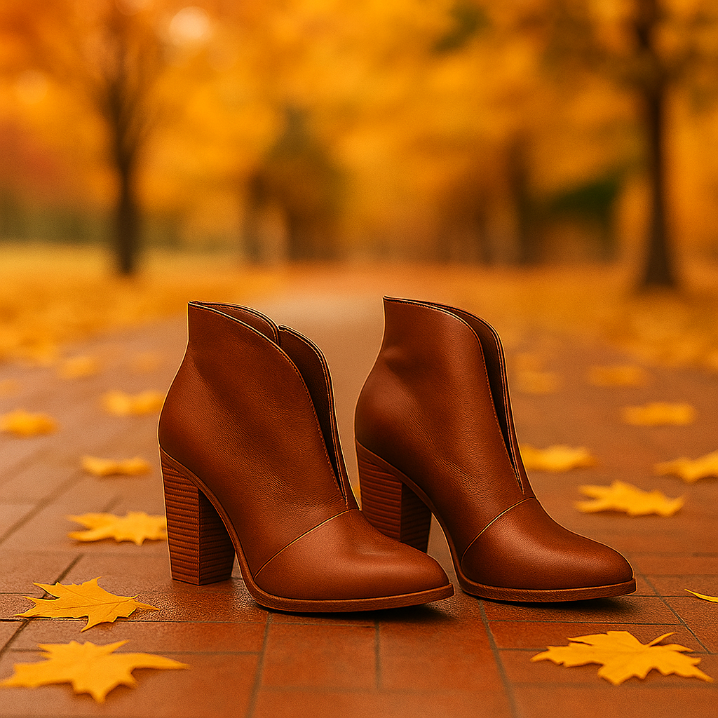 Bottines Femme à Talon Chunky – Style Élégant et Confort