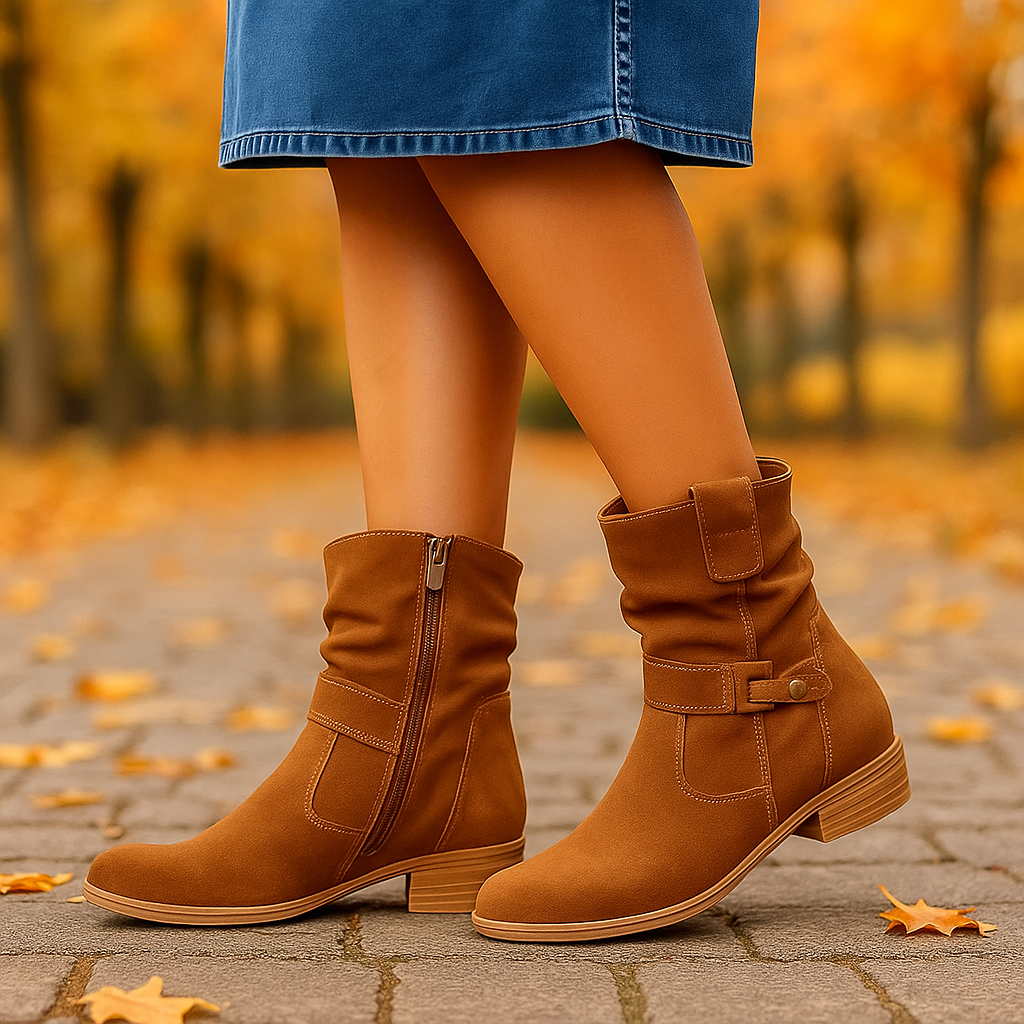 Bottes en Daim Femme – Confortables, Élégantes et Tendance