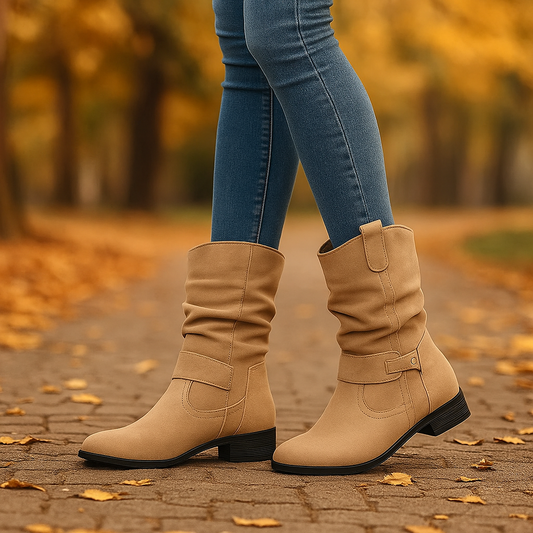 Bottes en Daim Femme – Confortables, Élégantes et Tendance