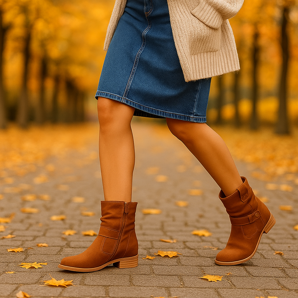 Bottes en Daim Femme – Confortables, Élégantes et Tendance