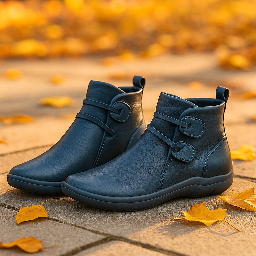 Bottines confort cuir femme