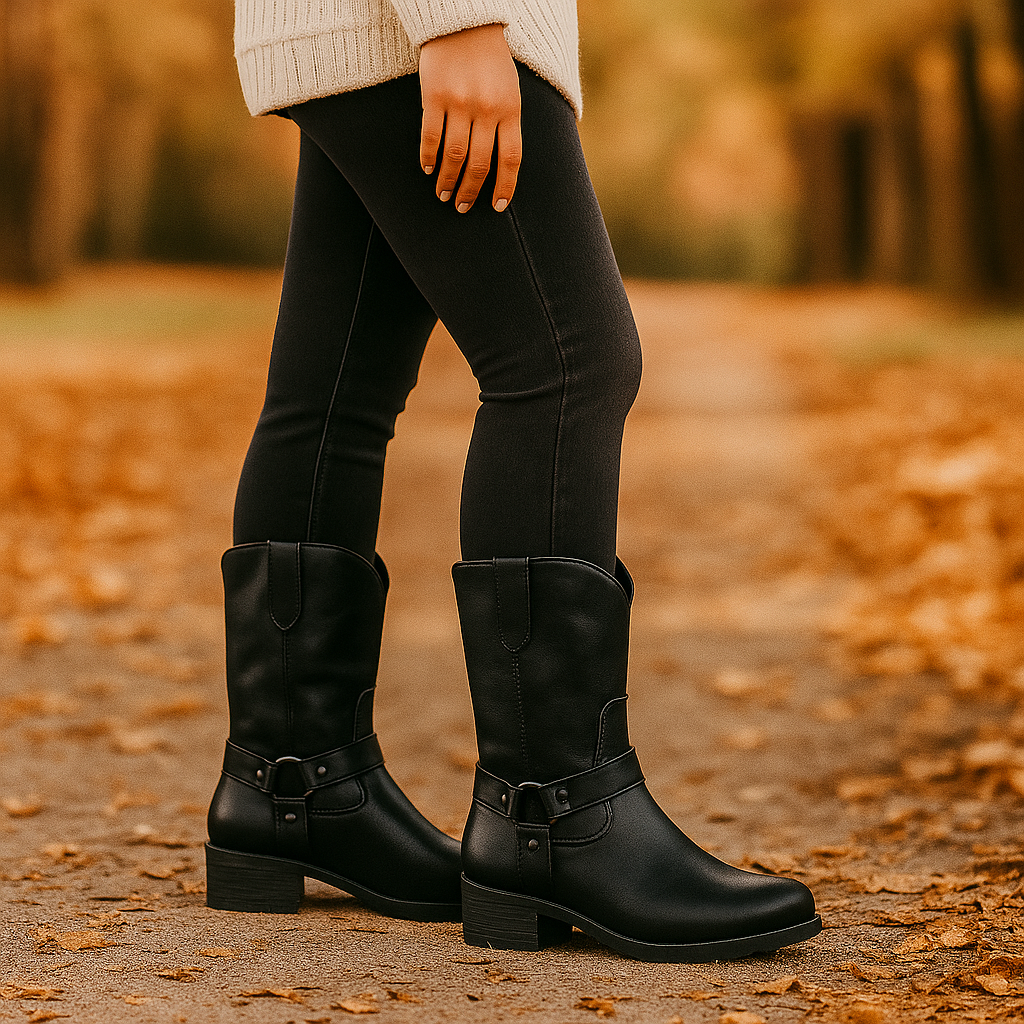 Bottes Cowboy Femme en Cuir – Style Western Élégant et Durable
