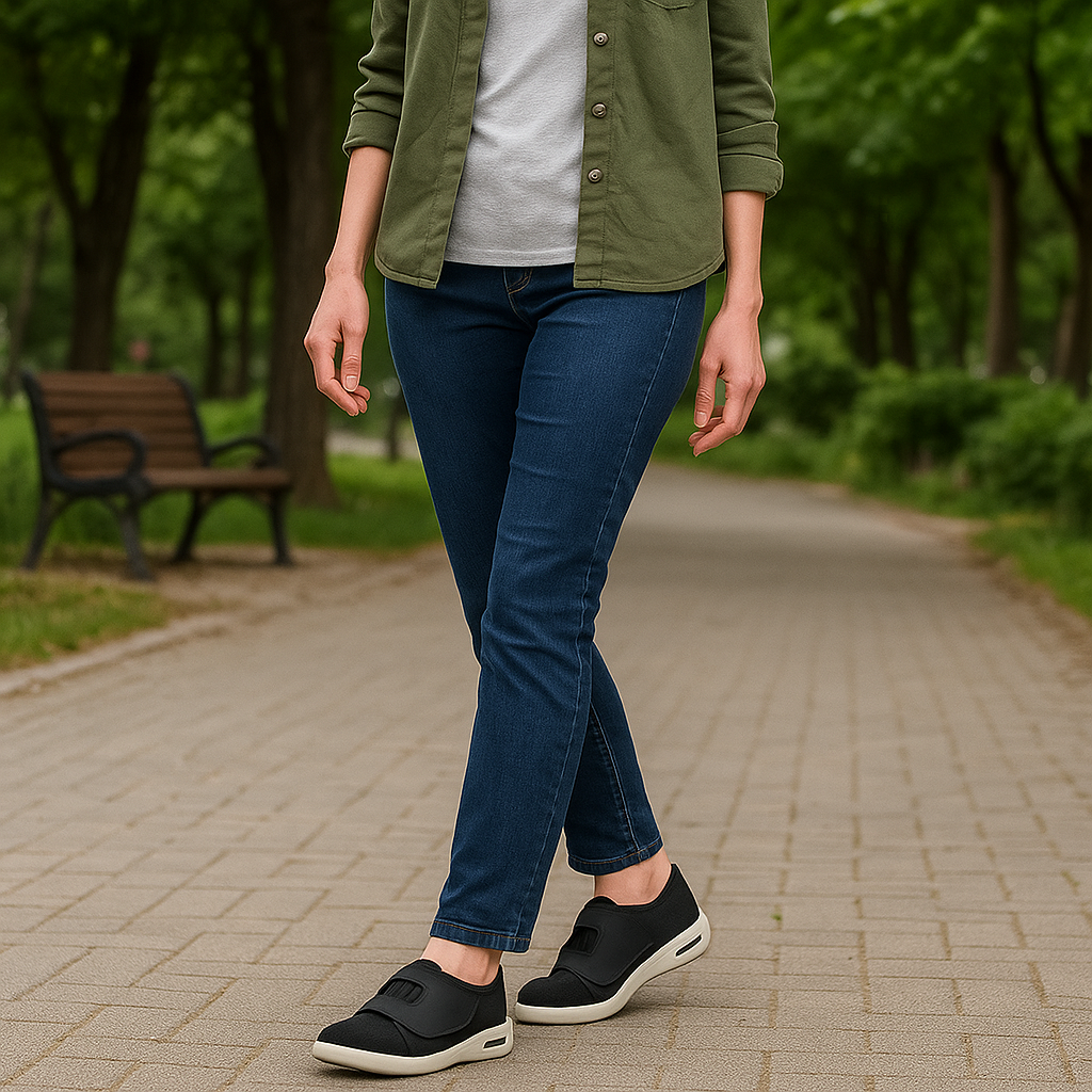 Chaussures orthopédiques extra larges pour pieds sensibles