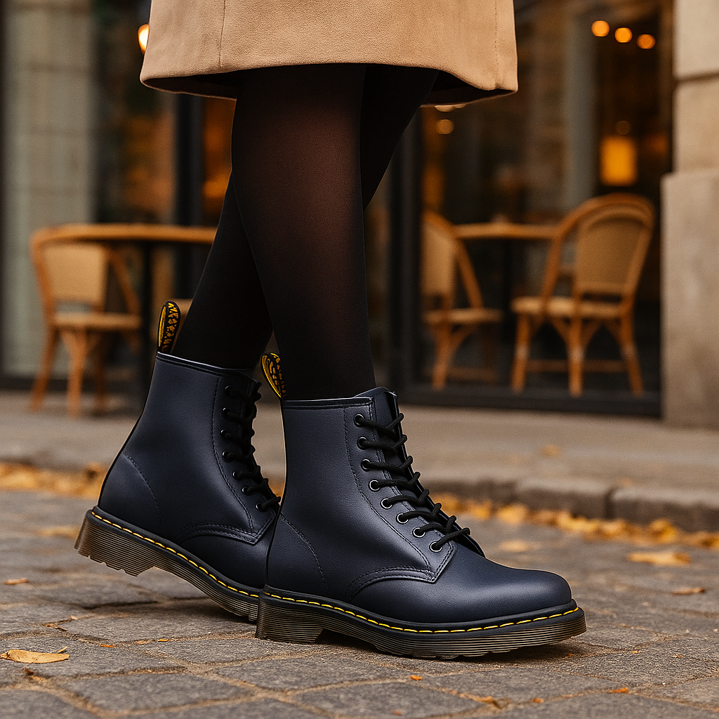 Bottes d’hiver en cuir pour femmes