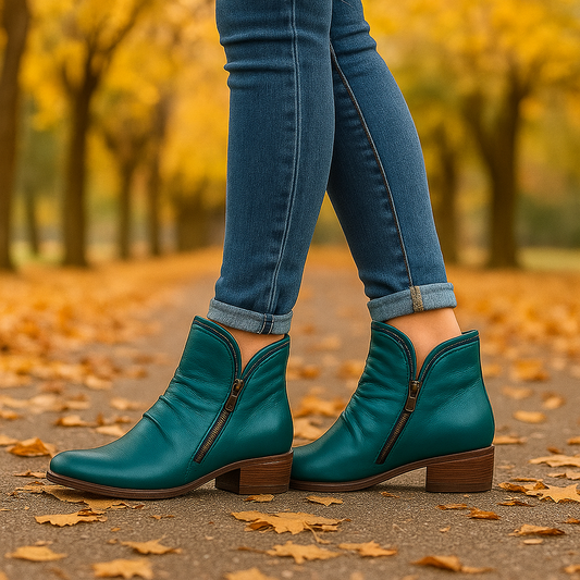 Bottines Confort Chaudes Femme Cuir Synthétique Moderne