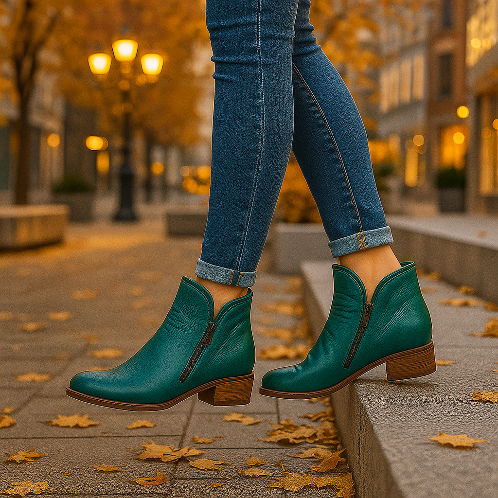 Bottines Confort Chaudes Femme Cuir Synthétique Moderne