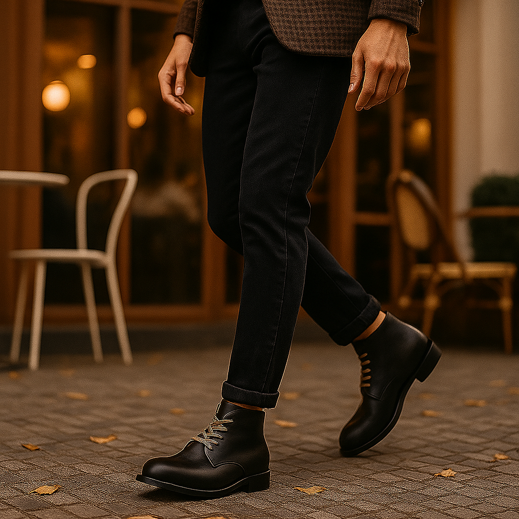 Bottines Classiques Homme Cuir Synthétique Durable