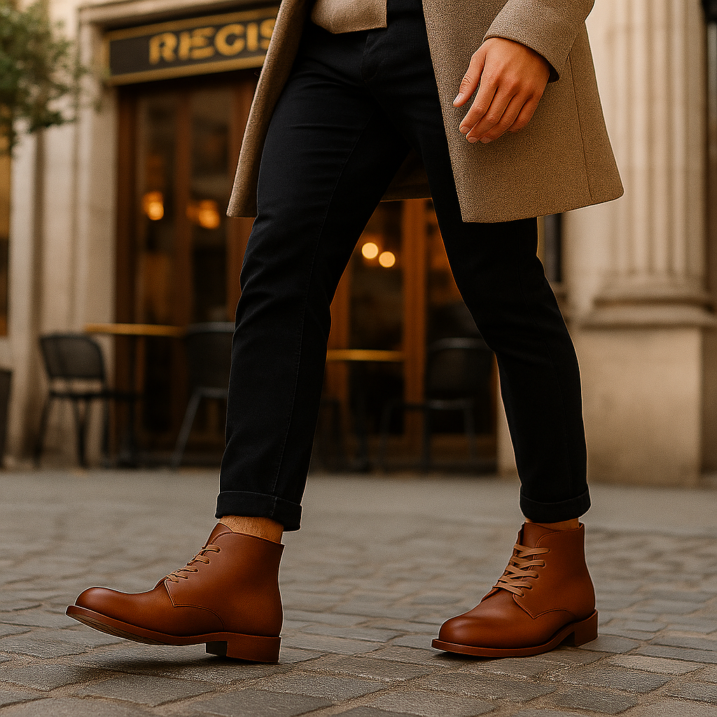 Bottines Classiques Homme Cuir Synthétique Durable