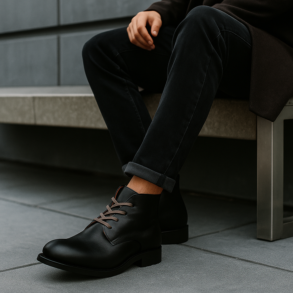Bottines Classiques Homme Cuir Synthétique Durable