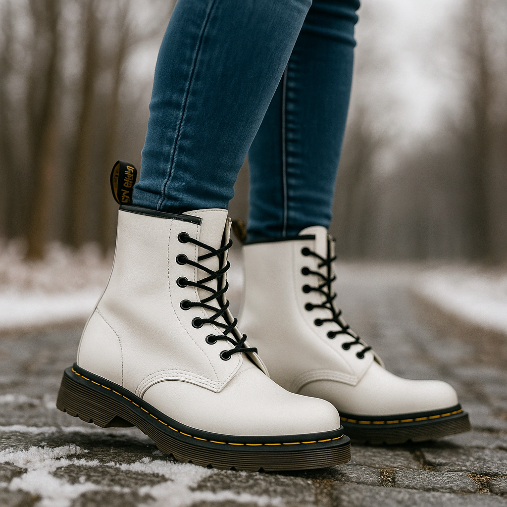 Bottes de Combat Unisex Cuir Robuste