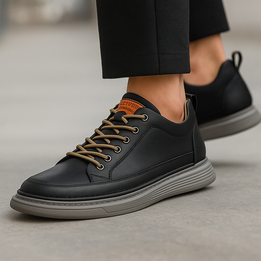 Chaussures orthopédiques homme cuir véritable