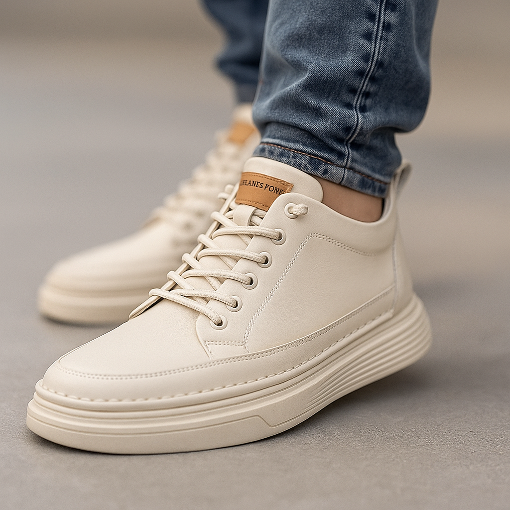 Chaussures orthopédiques homme cuir véritable