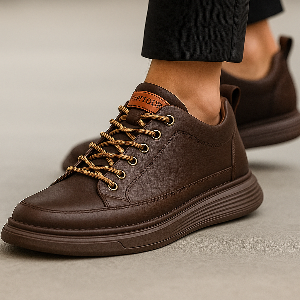 Chaussures orthopédiques homme cuir véritable