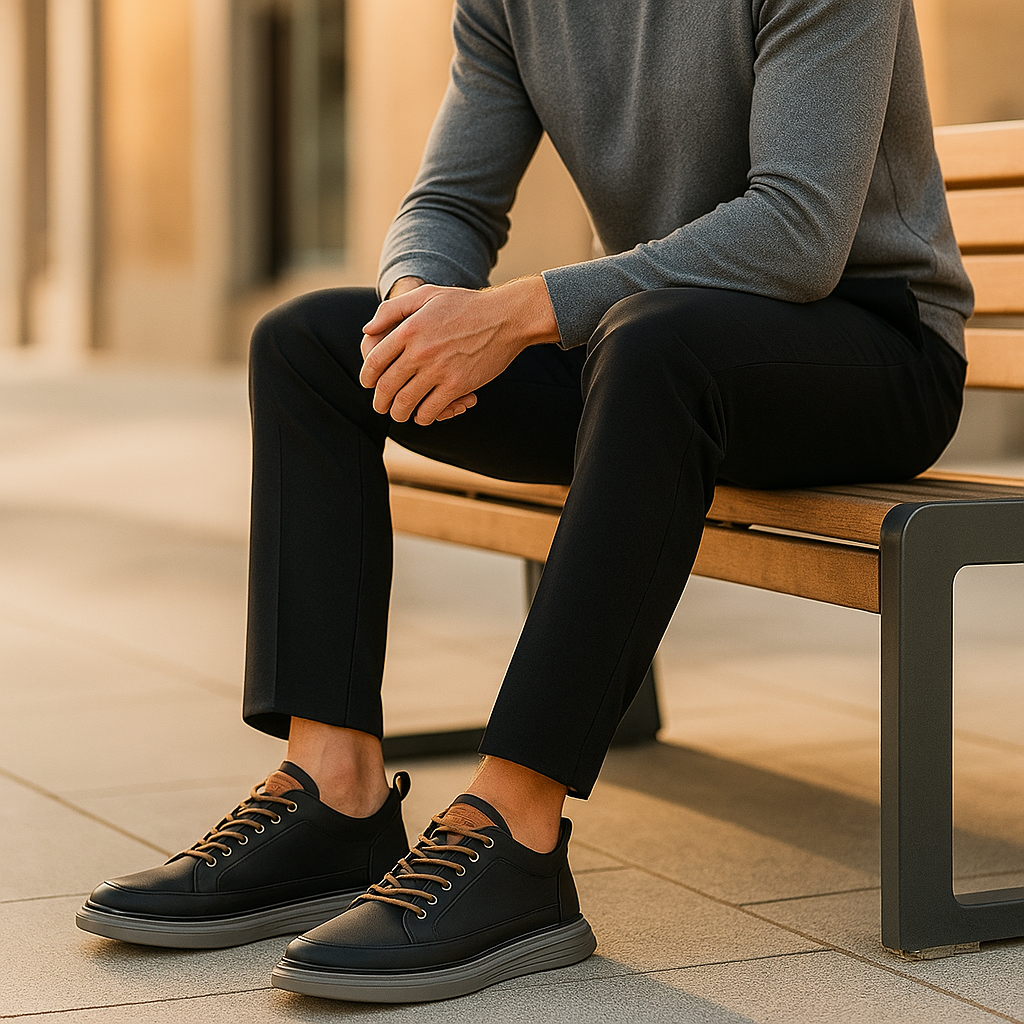Chaussures orthopédiques homme cuir véritable