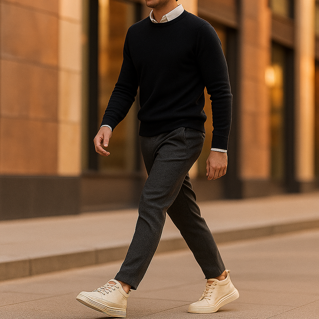 Chaussures orthopédiques homme cuir véritable