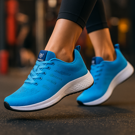 Baskets femme tricot performance confort