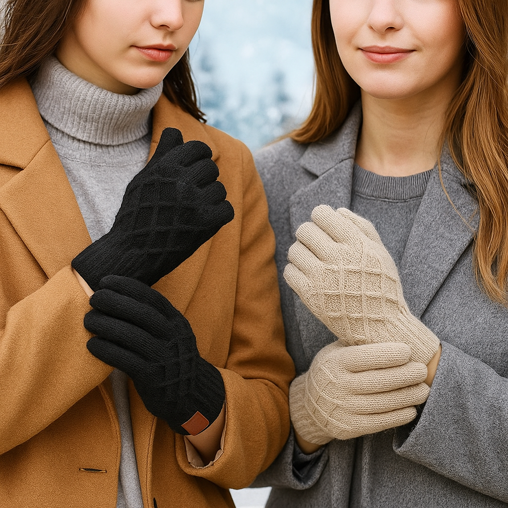 Gants Hiver Tactiles Chauds – Lot de 2 Paires