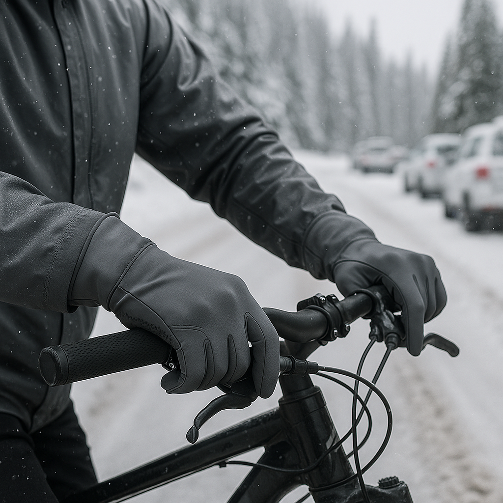 Gants d’Hiver Tactiles ThermaGuard – Imperméables et Chauds