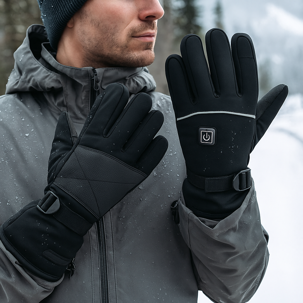 Gants Chauffants Électriques – Imperméables & Tactiles