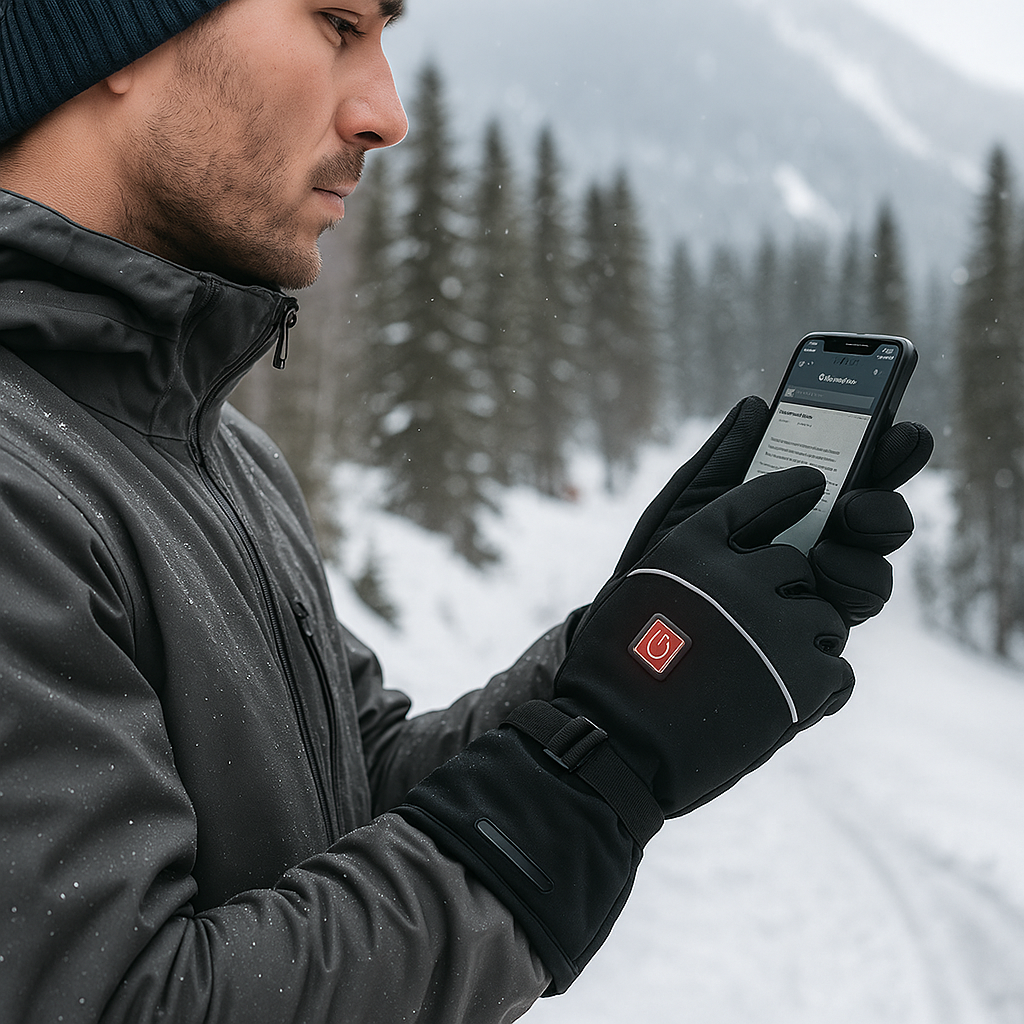 Gants Chauffants Électriques – Imperméables & Tactiles