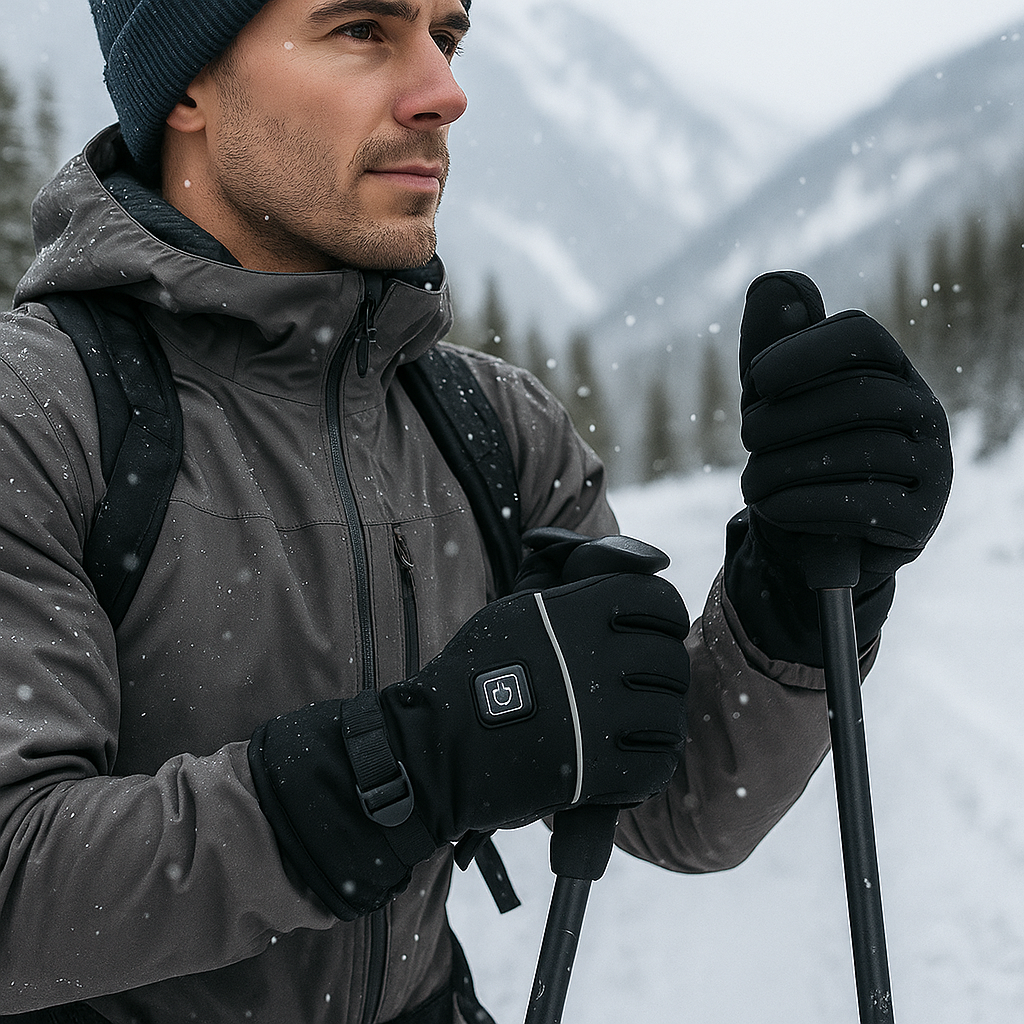 Gants Chauffants Électriques – Imperméables & Tactiles