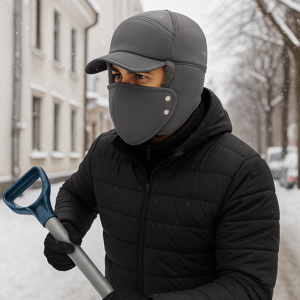 Chapeau trapper thermique coupe-vent hiver