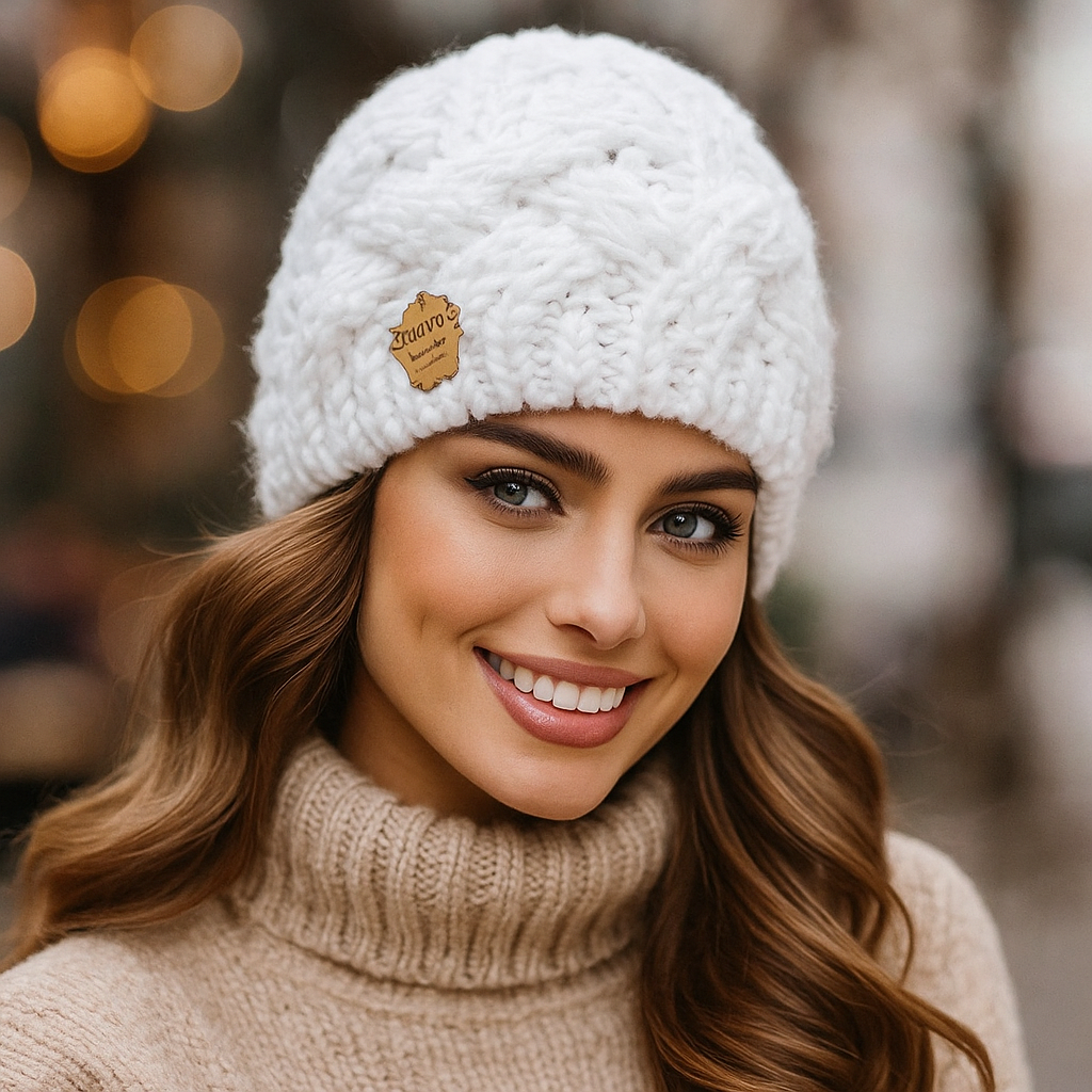 Bonnet d’hiver torsadé femme Elena