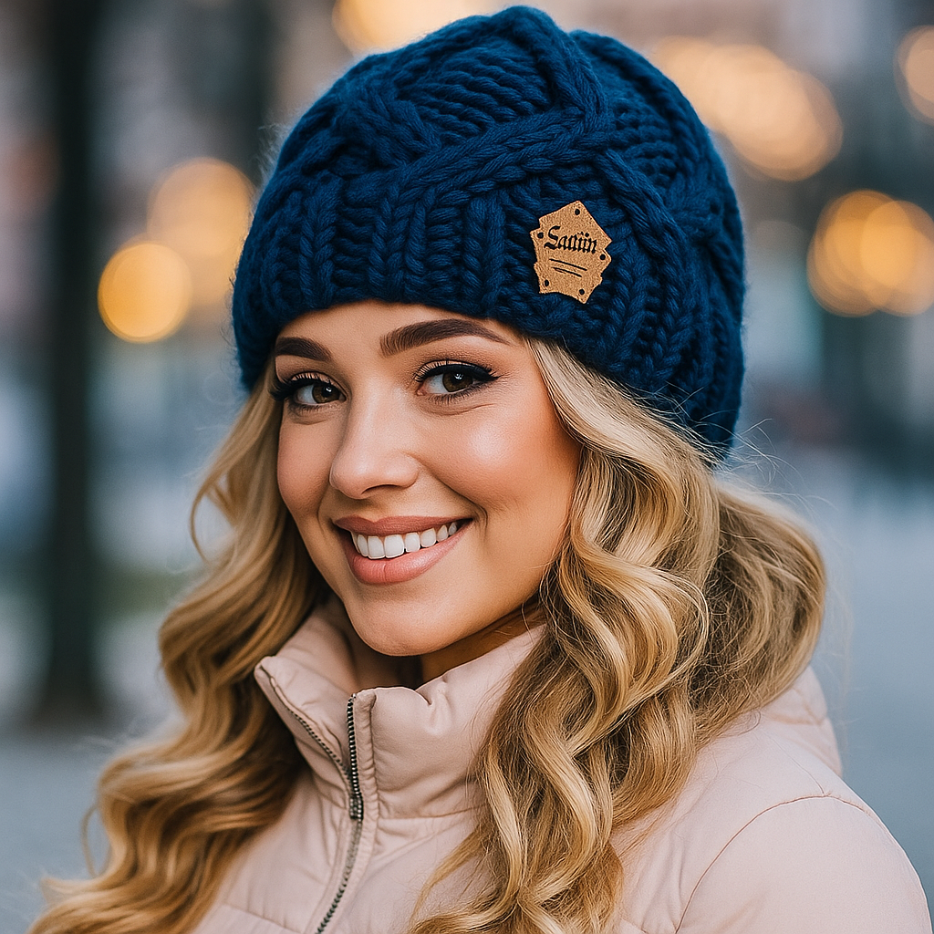 Bonnet d’hiver torsadé femme Elena