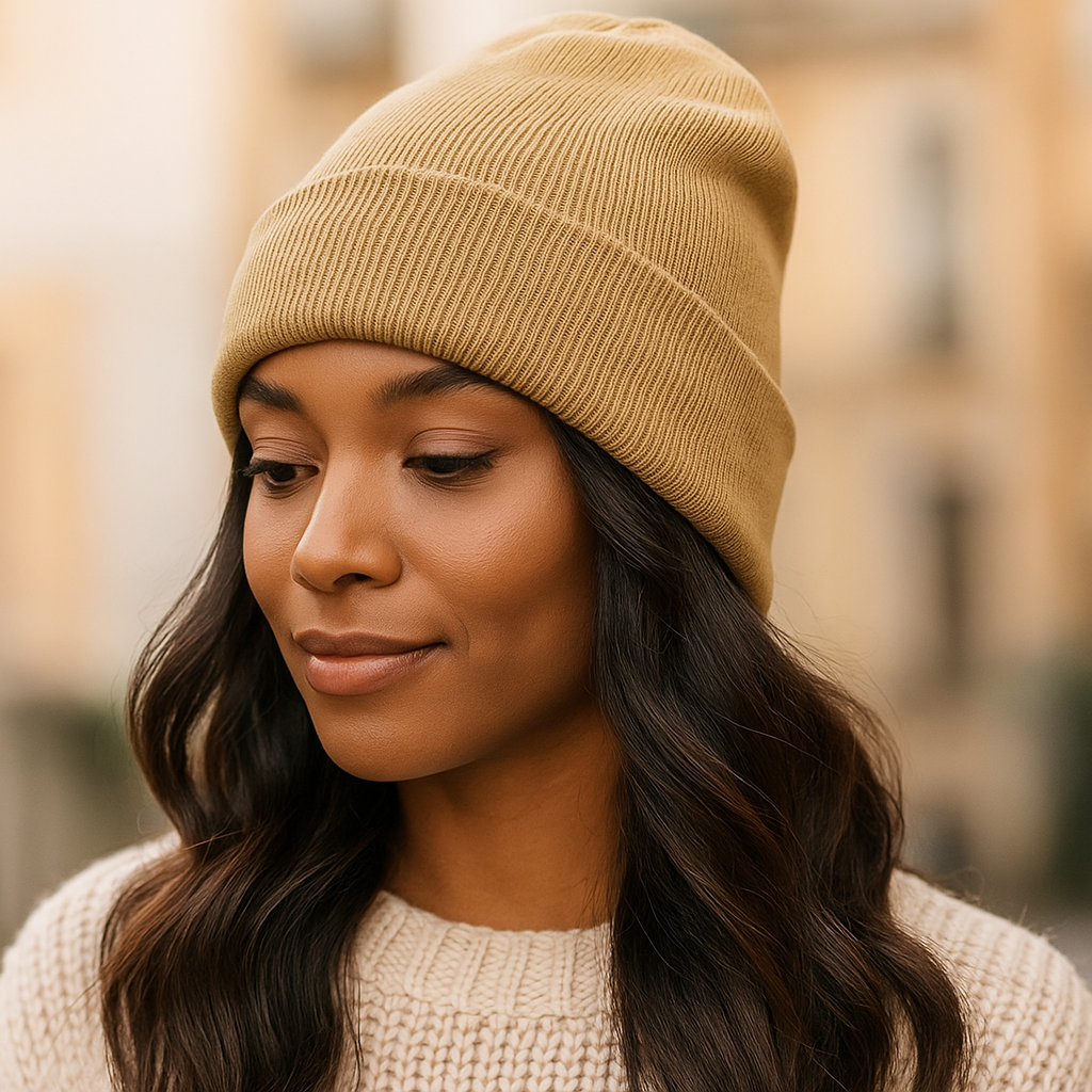 Bonnet d’hiver Noor doublé satin – Anti-frizz cheveux