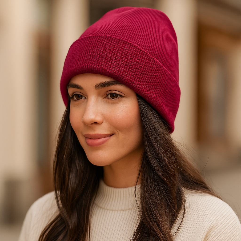 Bonnet d’hiver Noor doublé satin – Anti-frizz cheveux