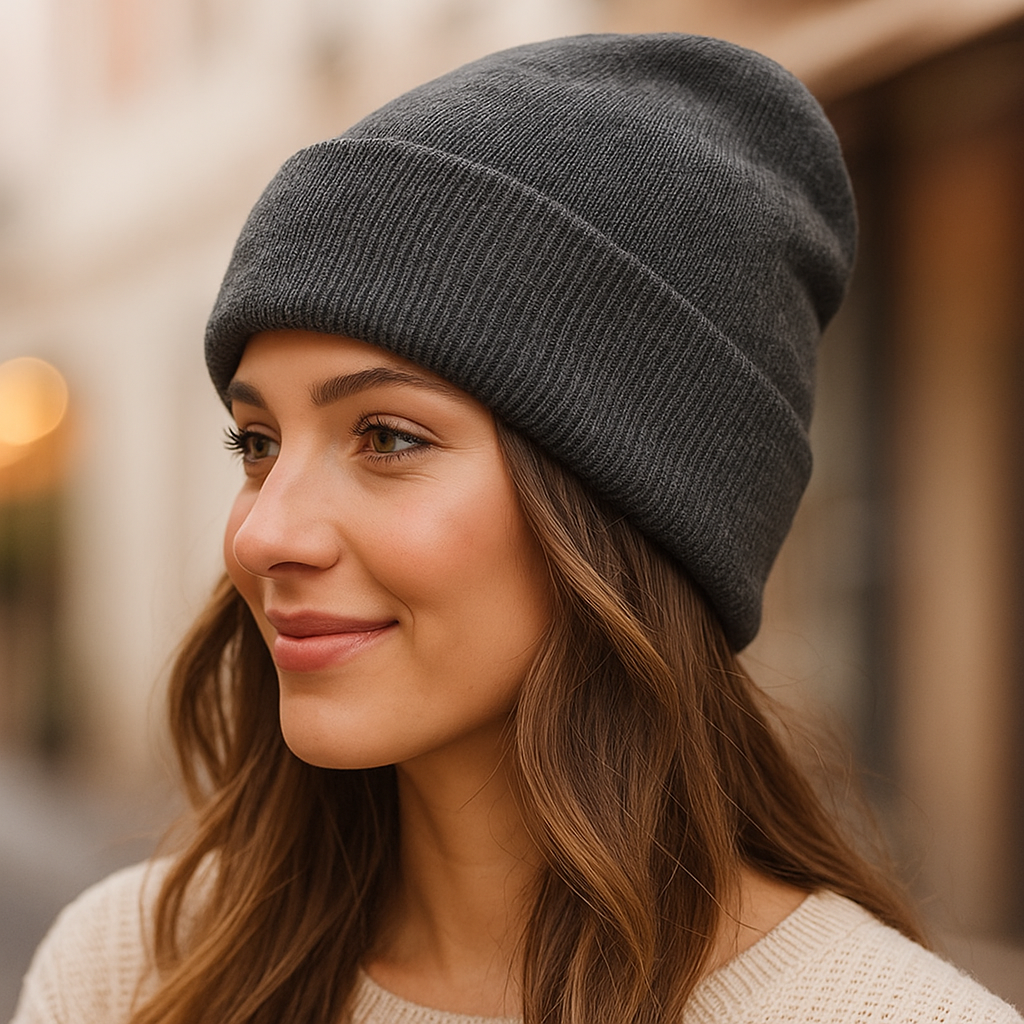 Bonnet d’hiver Noor doublé satin – Anti-frizz cheveux