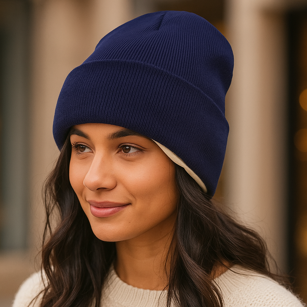 Bonnet d’hiver Noor doublé satin – Anti-frizz cheveux