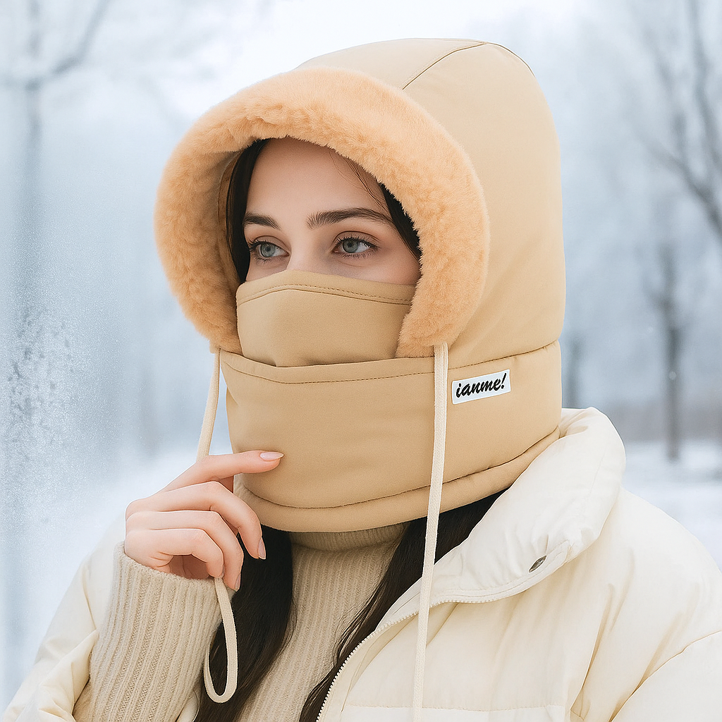 Bonnet Thermo Doublé avec Protection Intégrale