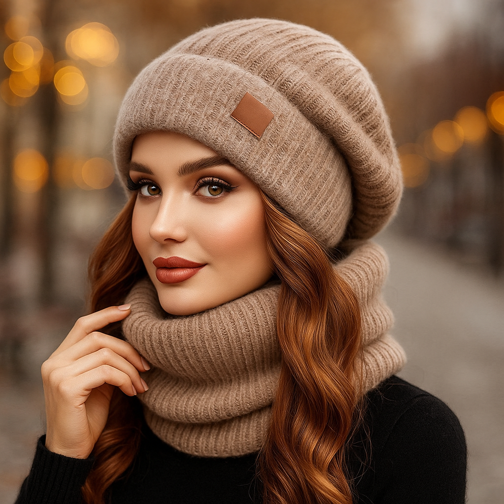 Ensemble bonnet d'hiver, gants, écharpe | La boutique du chapeau Ensemble bonnet d'hiver, gants, écharpe | La boutique du chapeau