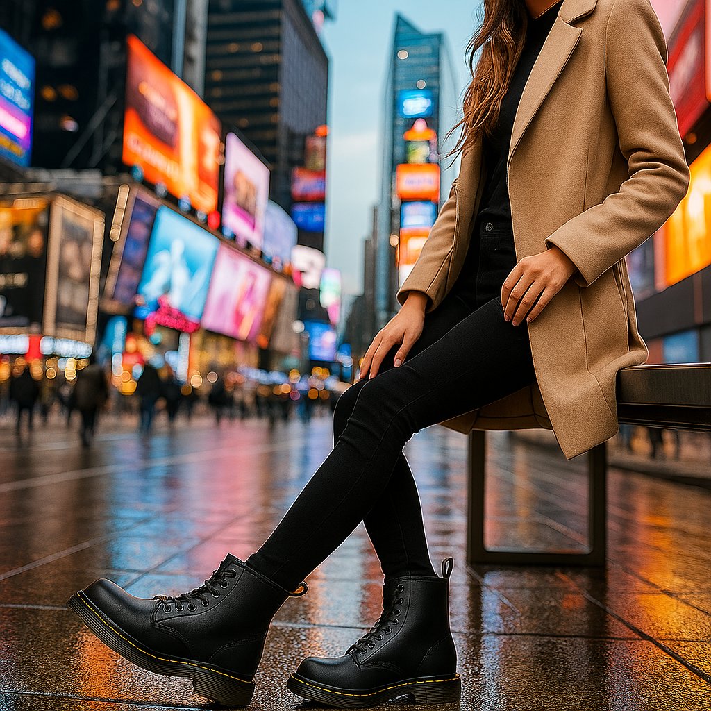 Bottes Martens - Femme à Lacets
