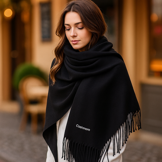 Écharpe en Cachemire Femme – Longue, Douce et Élégante pour l’Hiver