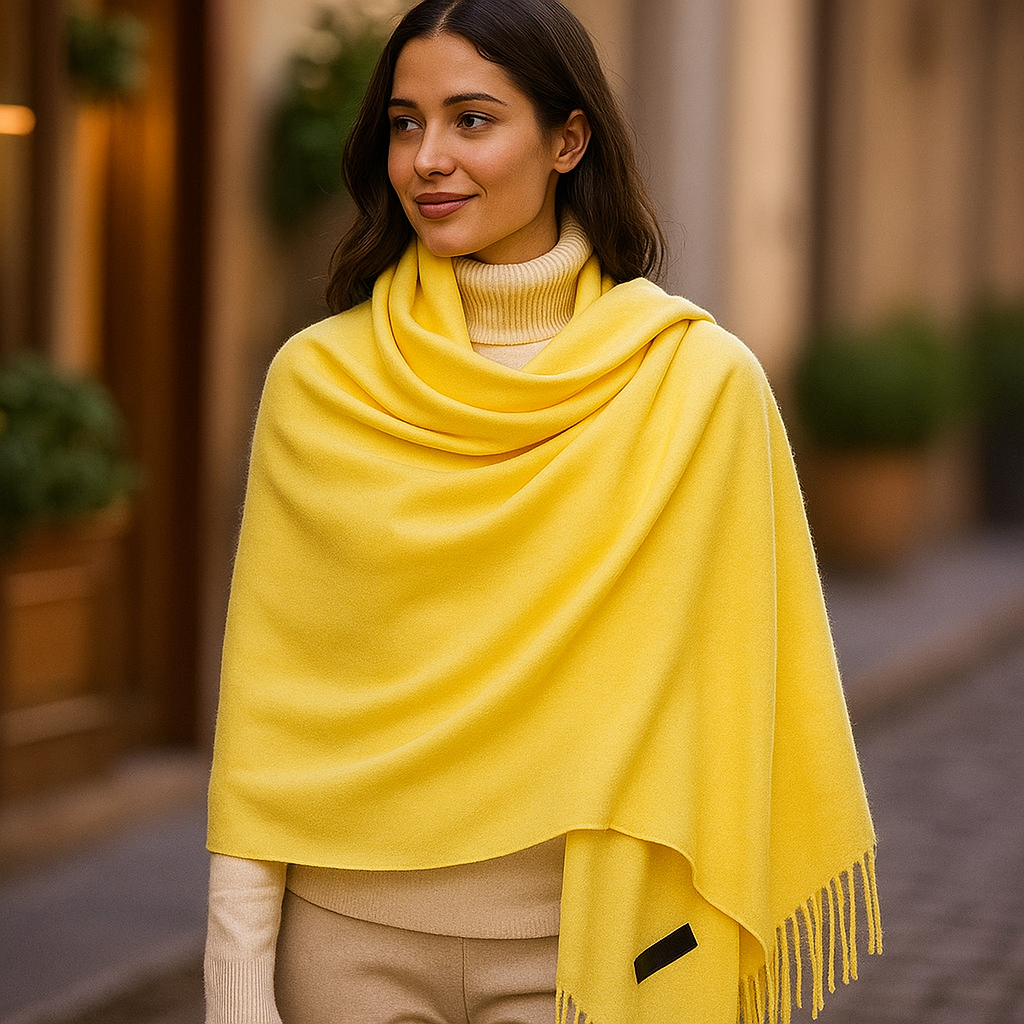 Écharpe en Cachemire Femme – Longue, Douce et Élégante pour l’Hiver