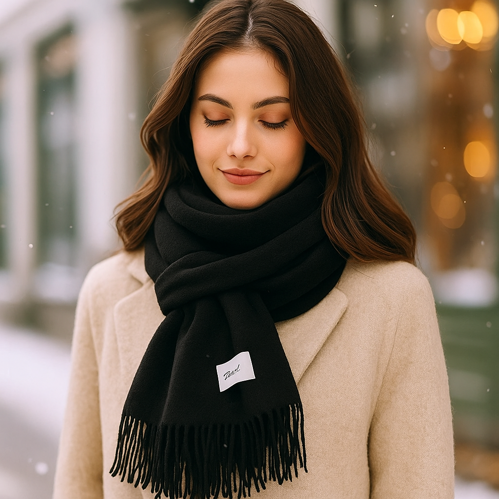 Oneka – Écharpe d’Hiver en Cachemire Chaud