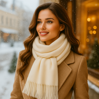Oneka – Écharpe d’Hiver en Cachemire Chaud