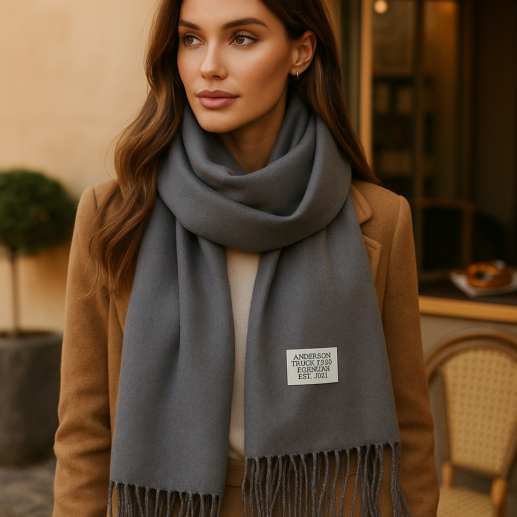 Oneka – Écharpe d’Hiver en Cachemire Chaud